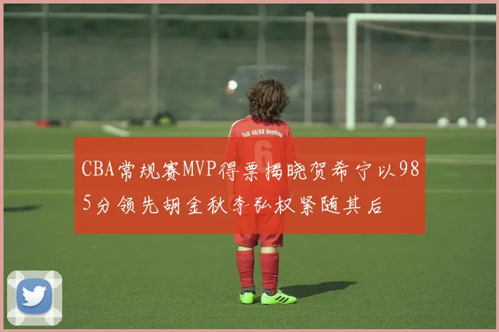 CBA常规赛MVP得票揭晓贺希宁以985分领先胡金秋李弘权紧随其后